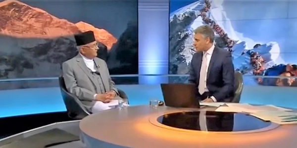 ​सरकारले आवश्यकता र प्राथमिकताका आधारमा ऋण लिन्छ : प्रम ओली (अन्तर्वार्ता-बिबिसी वर्ल्ड)